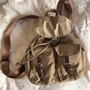 Urban Outfitters Khaki Mini Backpack